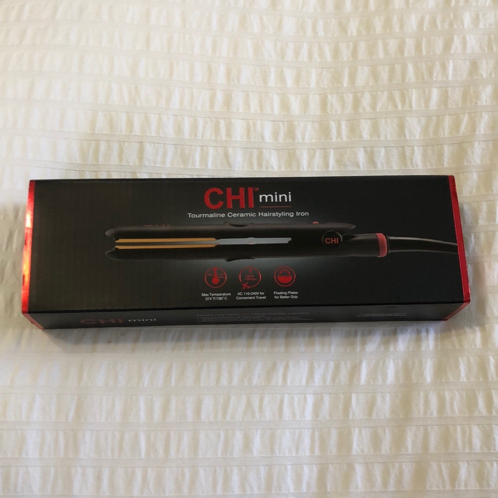 New CHI mini Tourmaline Ceramic Hairstyling Iron